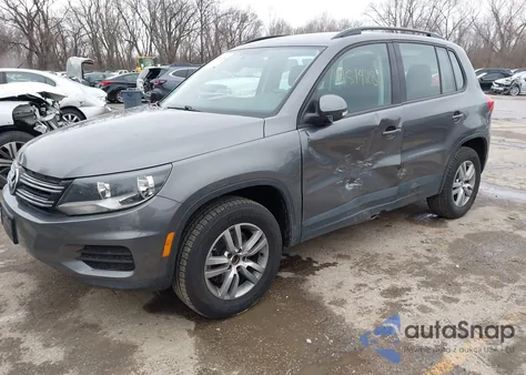 2015 Volkswagen Tiguan S from USA, damaged, VIN WVGAV7AX1FW561352